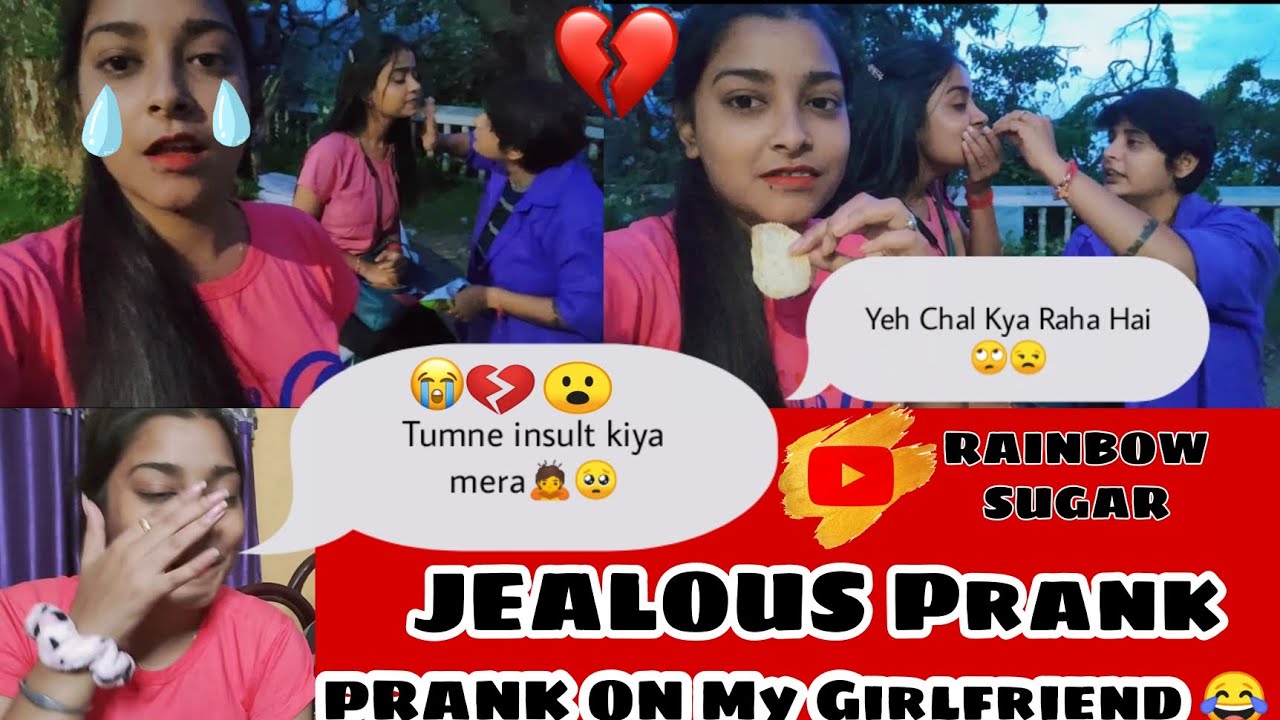 JEALOUS PRANK ON MY GIRLFRIEND 😂 Flirting With Gf's Friend😉 Prank On Promi 😝 End Tak Jarur Dekhna