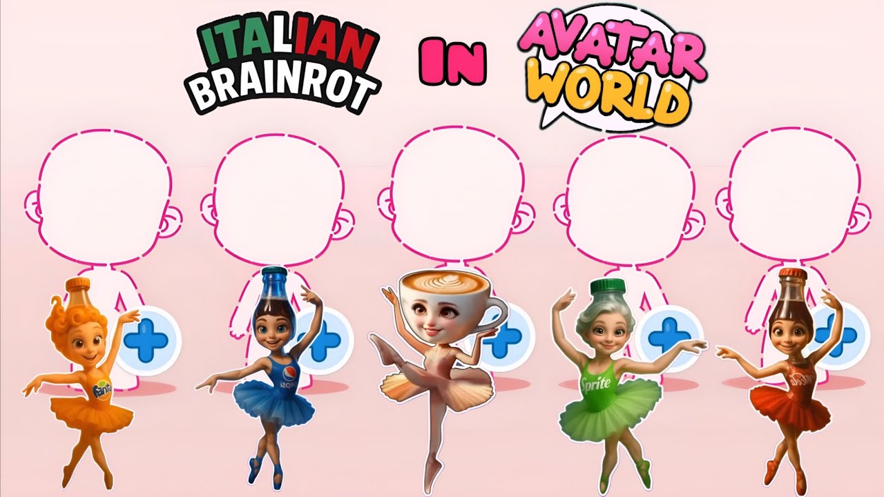 How To Make Italian Brainrot New Ballerina 🩰☕ Characters !! #avatarworld #italianbrainrot #video