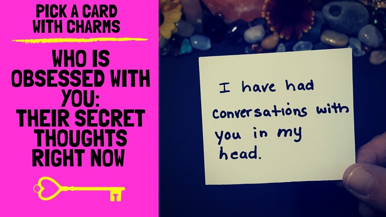 👤❤🔐WHO IS OBSESSED WITH YOU: THEIR SECRET THOUGHTS RIGHT NOW🔐💔👤 |🔮CHARM PICK A CARD🔮