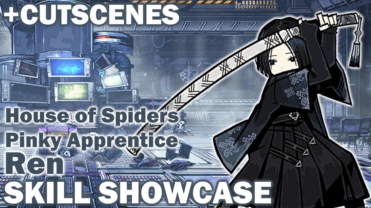 The Pinky Apprentice Ren &mdash; Skills Showcase + Cutscenes | Limbus Company