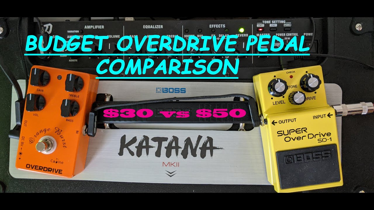 Overdrive Pedal Comparison