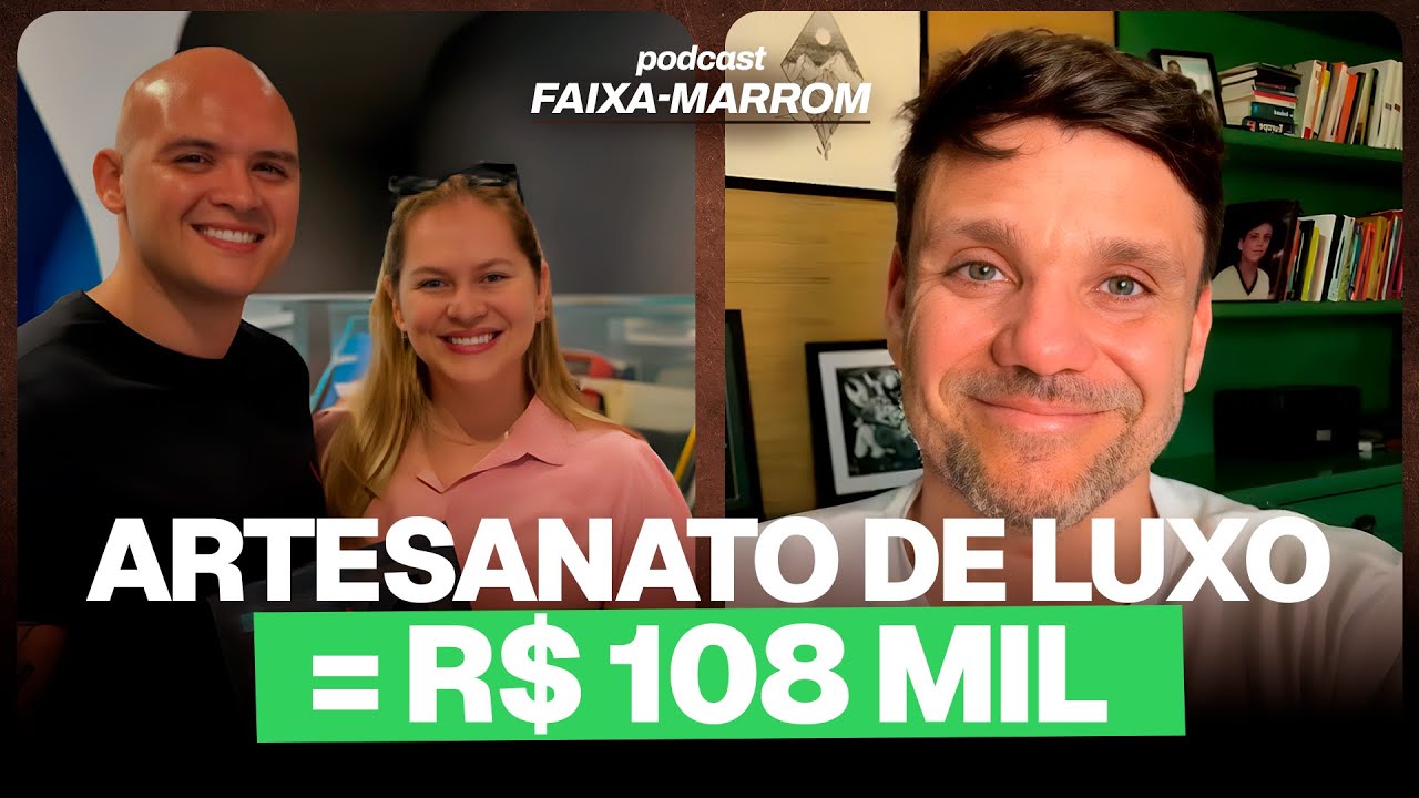 Como um Nicho Inusitado de Artesanato FATUROU 6 DÍGITOS | PODCAST FAIXA MARROM