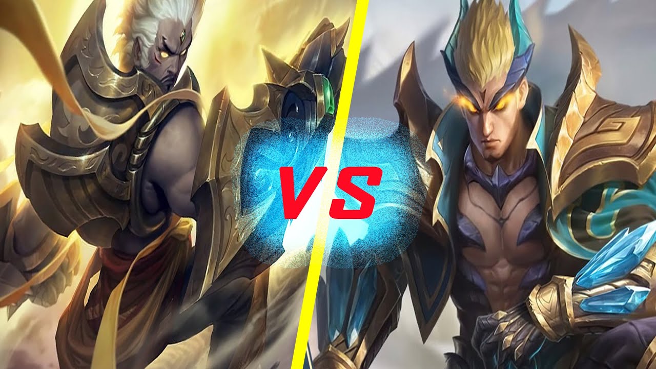 Gatotkaca vs Yu Zhong 1vs1 Mobile Legends Bang Bang