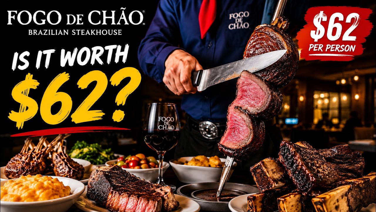 $62/Person for All You Can Eat Grilled Picanha, Ribeye, Beef Ribs, Lamb & More @ Fogo de Chão