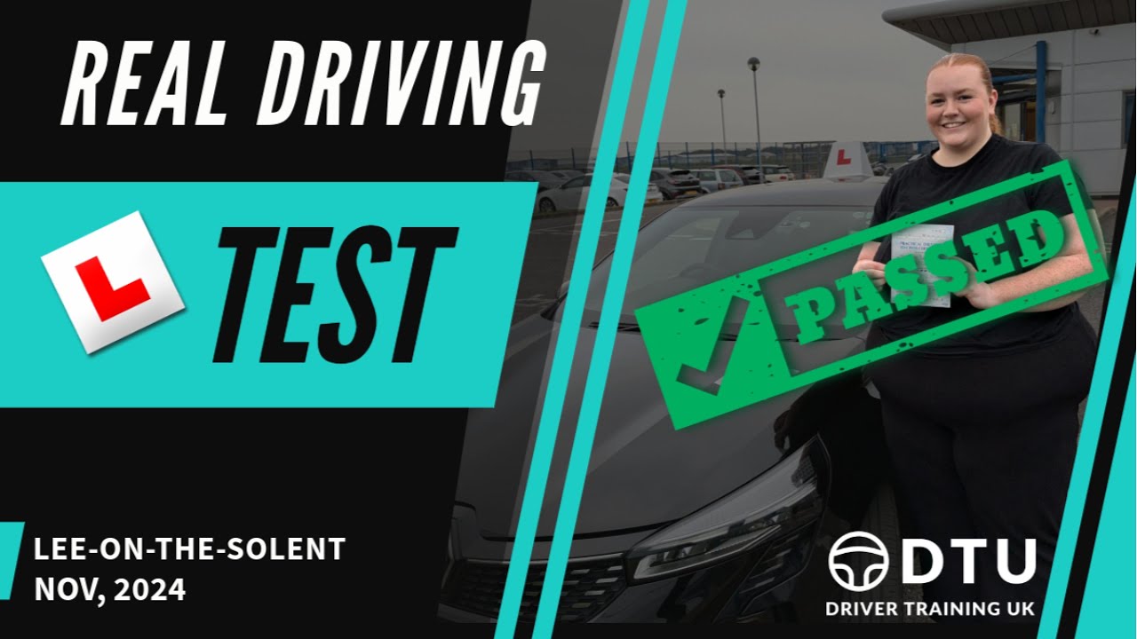 Actual Driving Test | Lee on the Solent | Nov 2024 | Passed - 1 Driving Fault