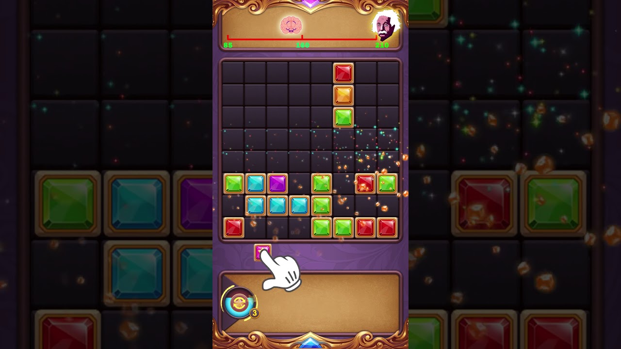 Block Puzzle: Diamond Star - IQ Test