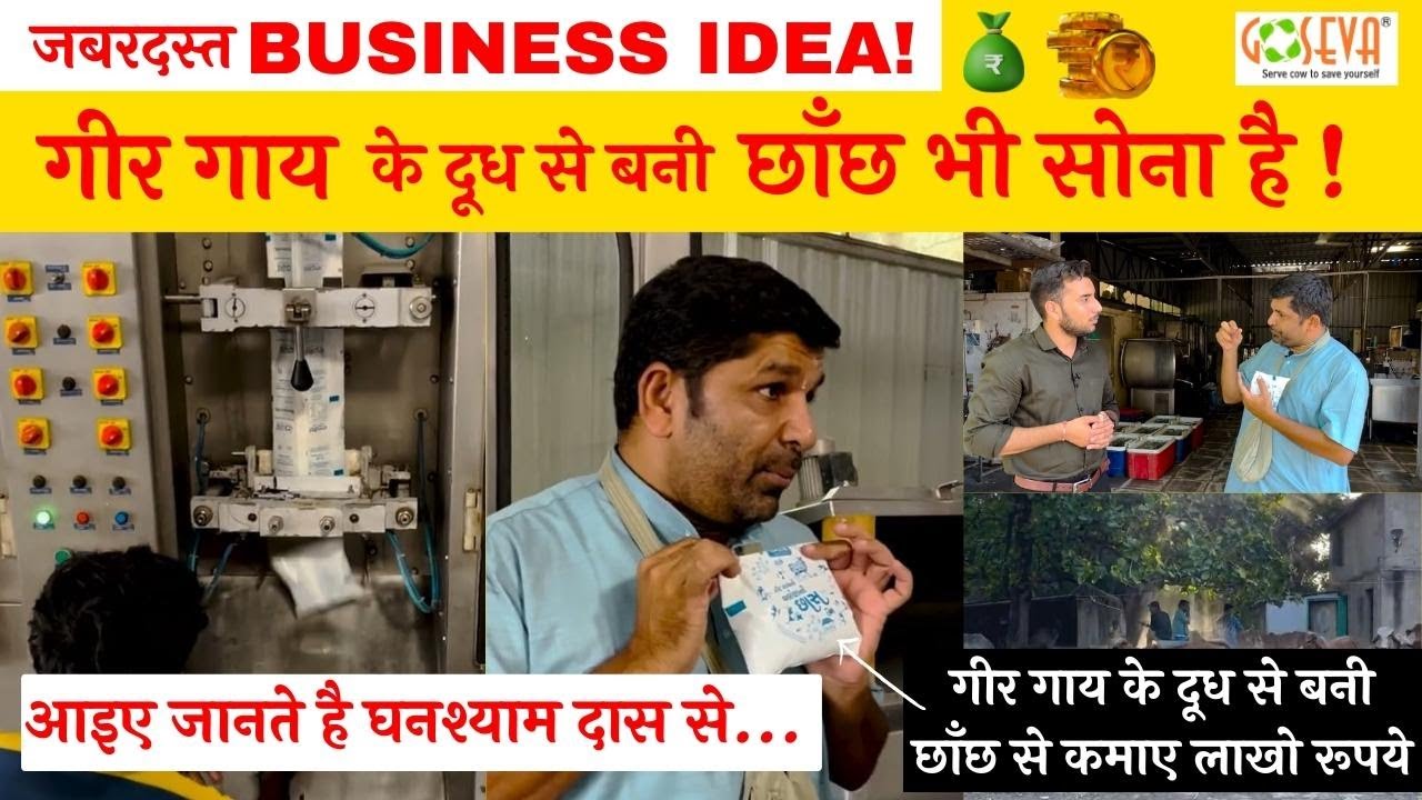 गिर गायों से बनाया लाखों करोड़ों का Business🤑क्या छाछ से भी कमाया जा सकता हे ??गोसेवा क्यों हे जरुरी