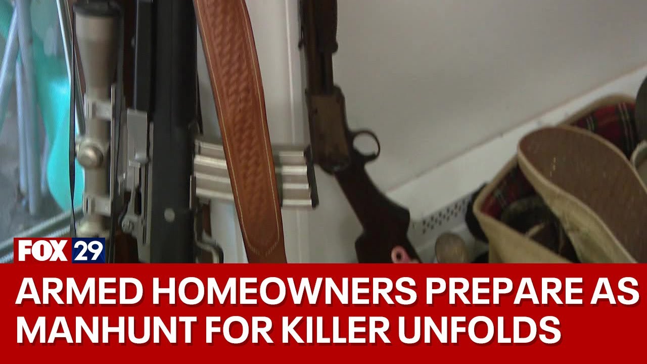 Homeowners in search zone for escaped killer arming themselves