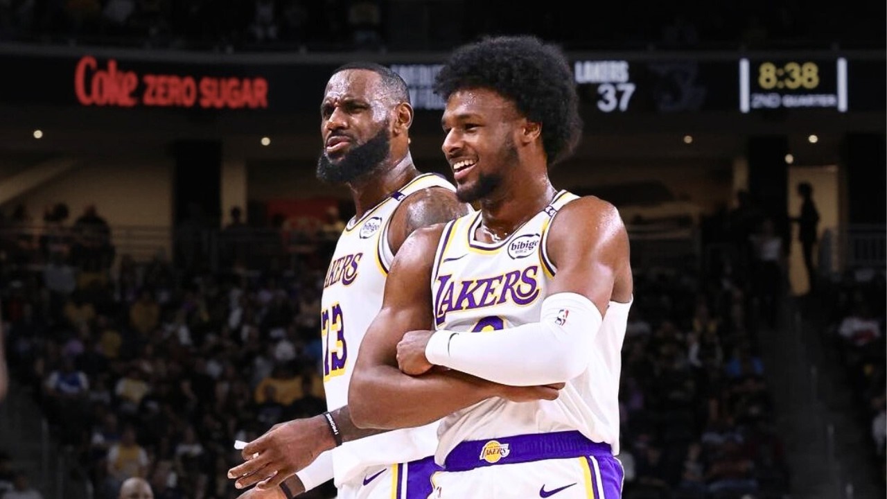 Bronny And LeBron James Make HISTORY In First Game Together 🔥