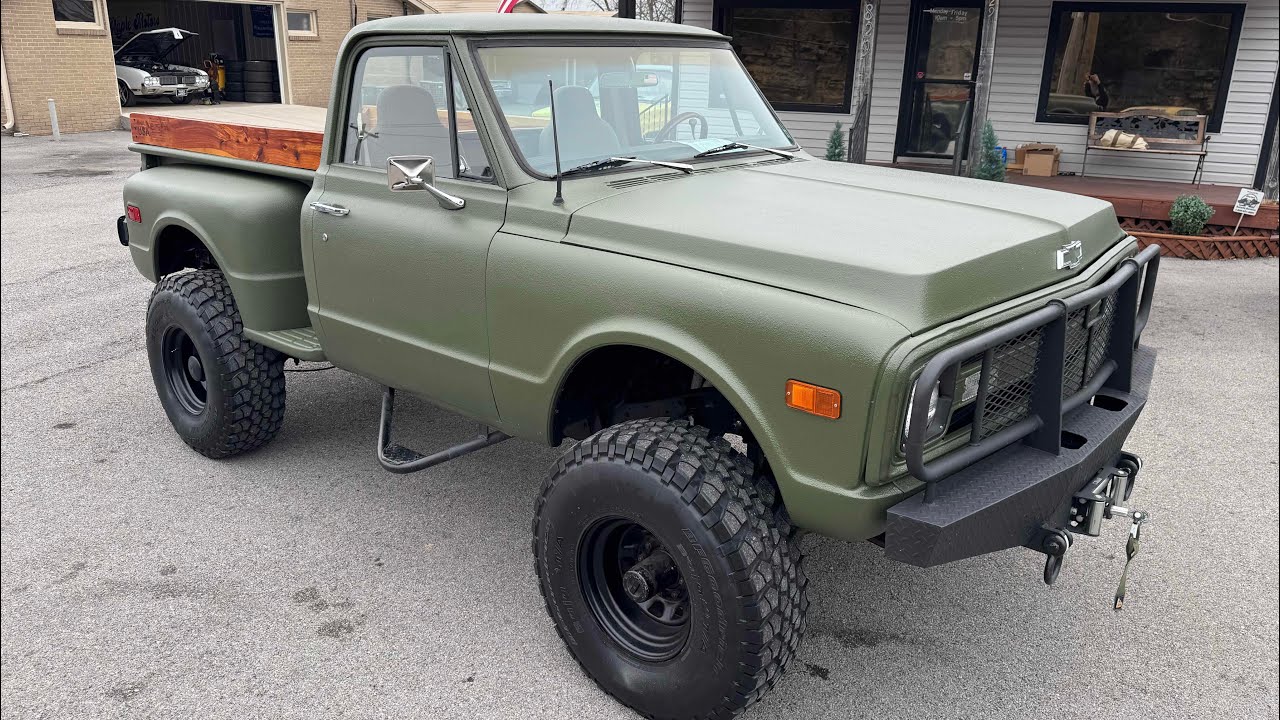 Test Drive 1971 Chevrolet C-10 SWB Custom 4X4 SOLD FAST $24,900 Maple Motors #2944