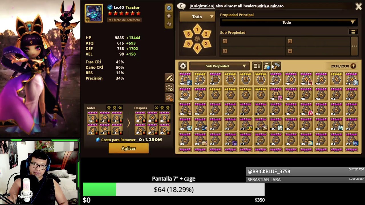 SUMMONERS WAR: TERMINANDO LA REVISION DE CUENTA PENDIENTE