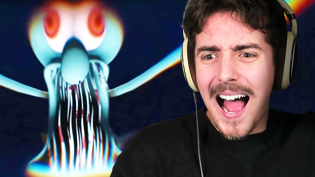 Trapped in SQUIDWARD'S BASEMENT.. (Spongebob Horror Game)
