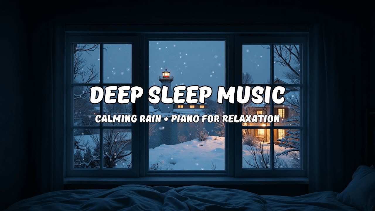 Winter Snow Dreams 🎄 Soft Piano Music for Cozy Nights
