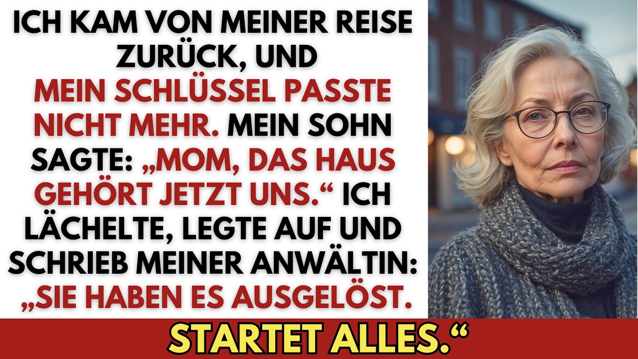 Mein Sohn wechselte die Schlösser meines 2-Mio.-Hauses, ohne zu wissen, dass ich bereit war.