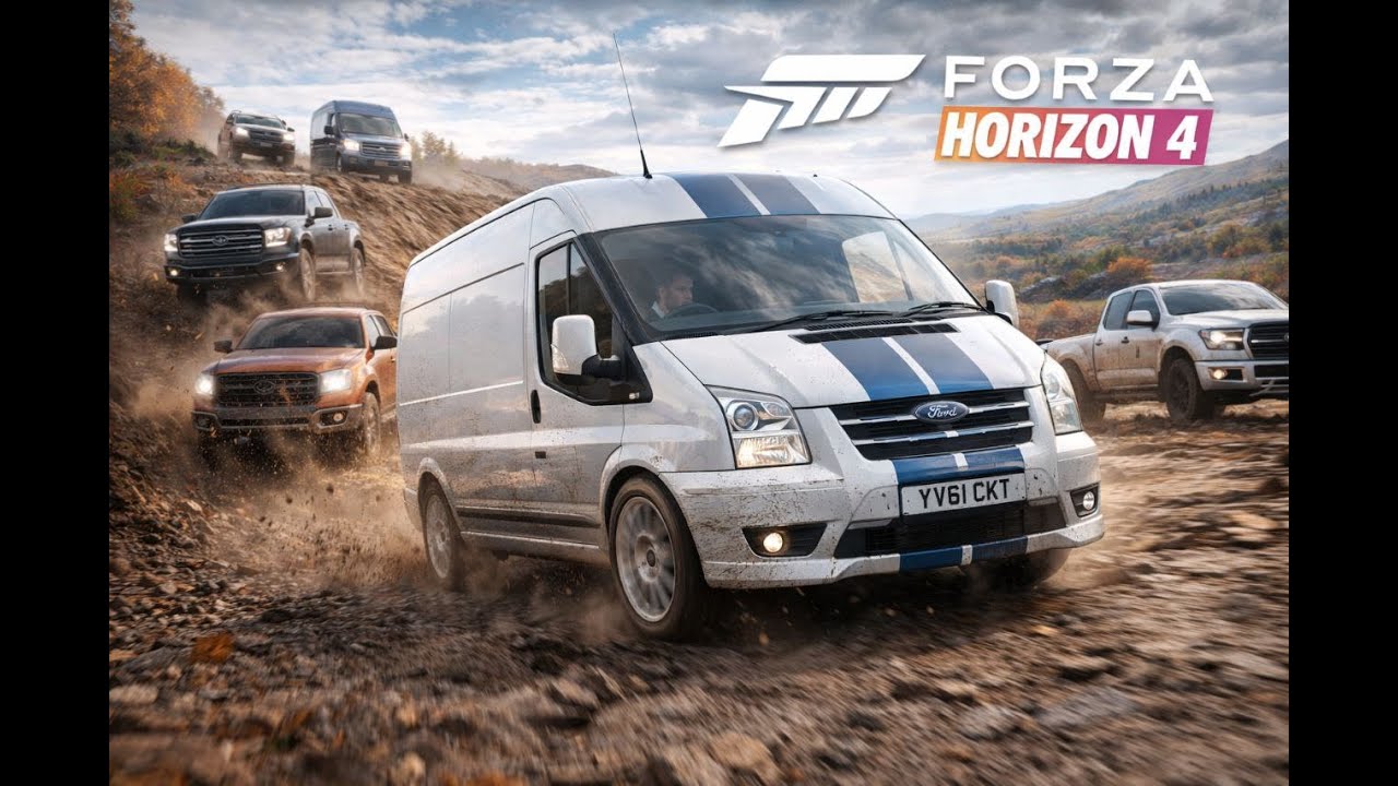 Ford Transit проти всіх Жорсткі перегони - Forza Horizon 4 | Такого ще не було |