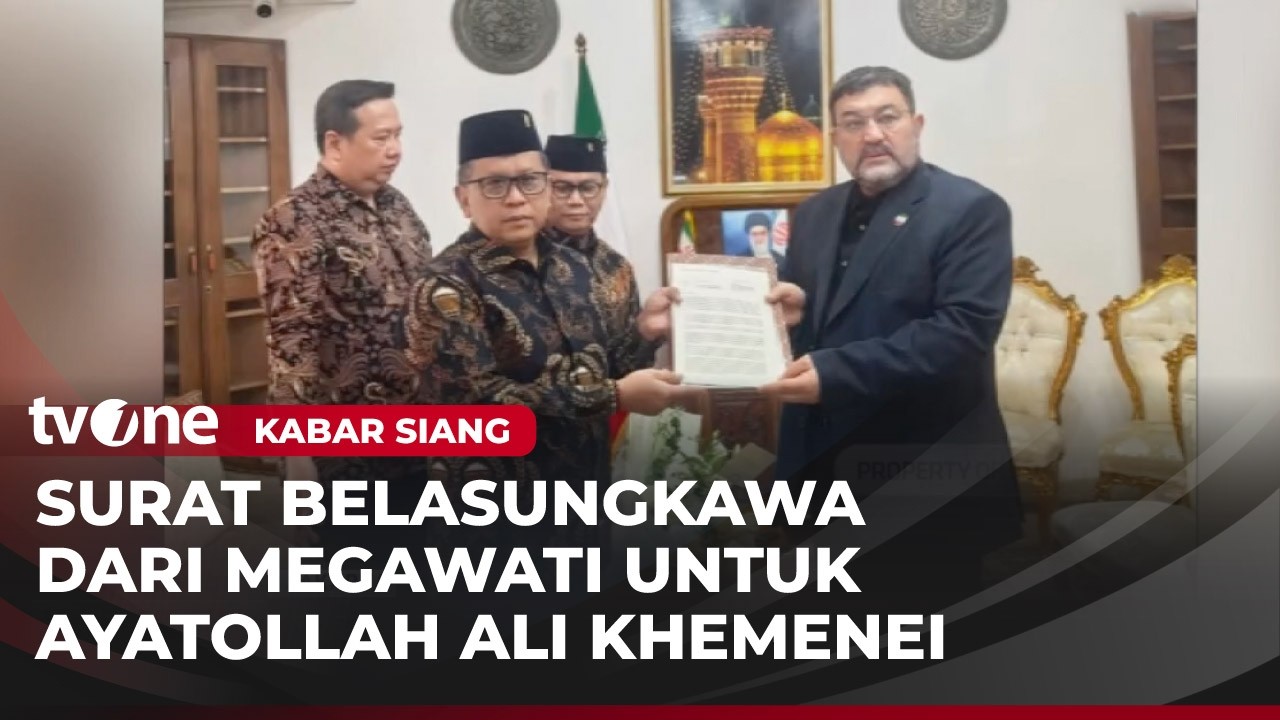 Megawati Sampaikan Belasungkawanya Kepada Ayatollah Ali Khemenei Melalui Surat | Kabar Siang tvOne