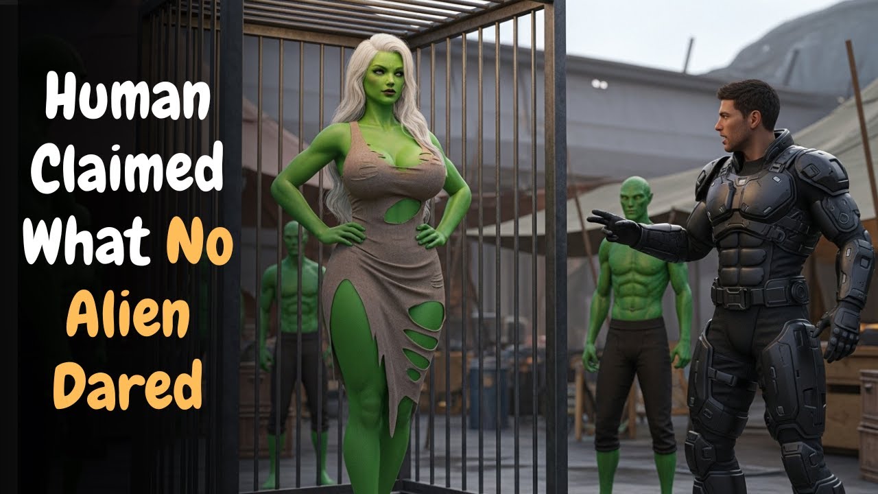 When the Auction Ended, the Untamable Alien Girl Was Left Behind—Until One Human Raised His Hand