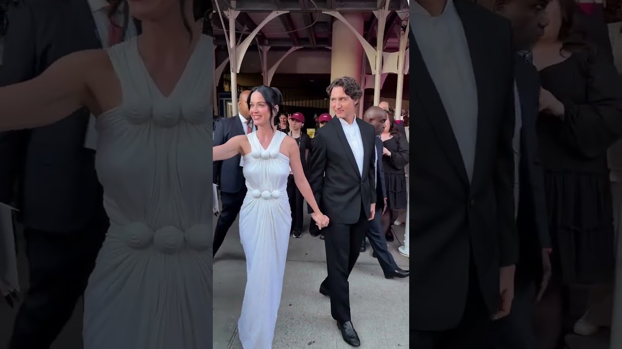 Katy Perry and Justin Trudeau attend red carpet together #katyperry #justintrudeau #hollywood