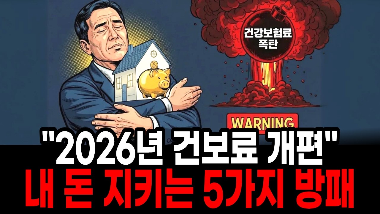2026 건강보험료 개편 총정리: 은퇴 후 건보료 0원 만드는 5가지 필승 방어 전략