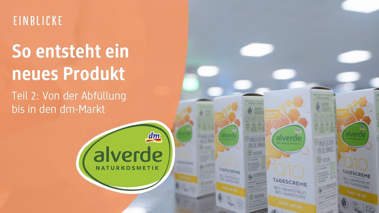 So entsteht ein neues Produkt von alverde NATURKOSMETIK - Teil 2: Aus dem Labor in den dm-Markt