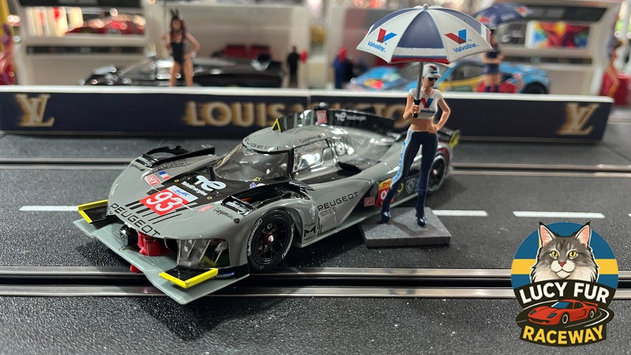 Unbox and tune Peugeot 9x8 Scaleauto #slotcarsareback #slotcarracing #peugeot  #scaleauto