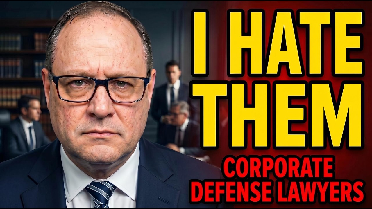 I Hate Corporate Defense Lawyers (Here's Why).  Elite Lawyers vs. Street Lawyers.