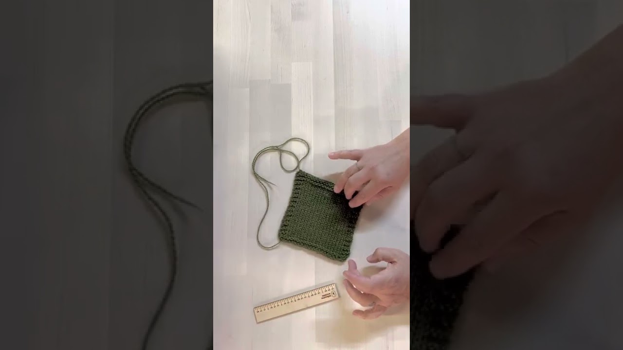 #KWTipsandTricks: Why to knit a swatch and measure it