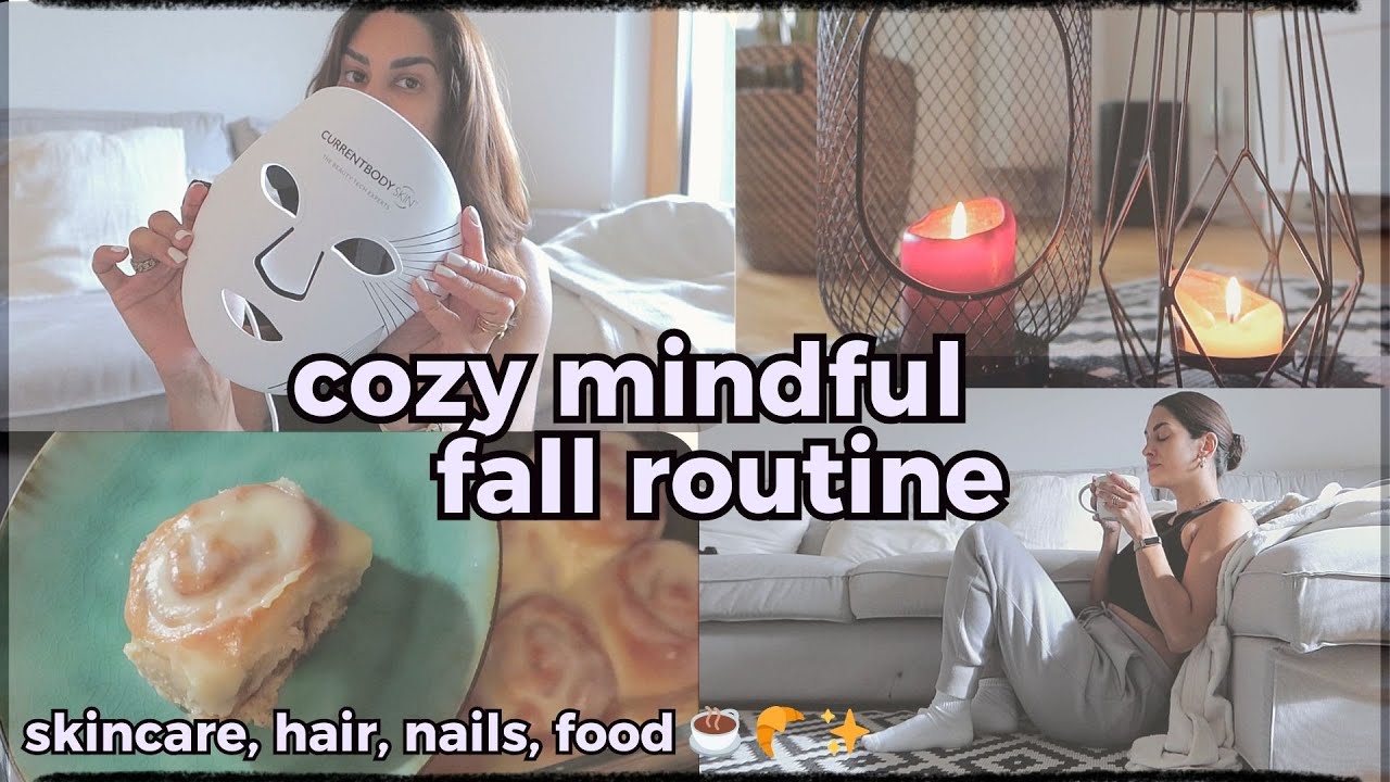 COZY HERBST ROUTINE🍂 | Haare, Haut, Food & mehr✨ Test der neuen CURRENTBODY LED Maske | Angela Mel