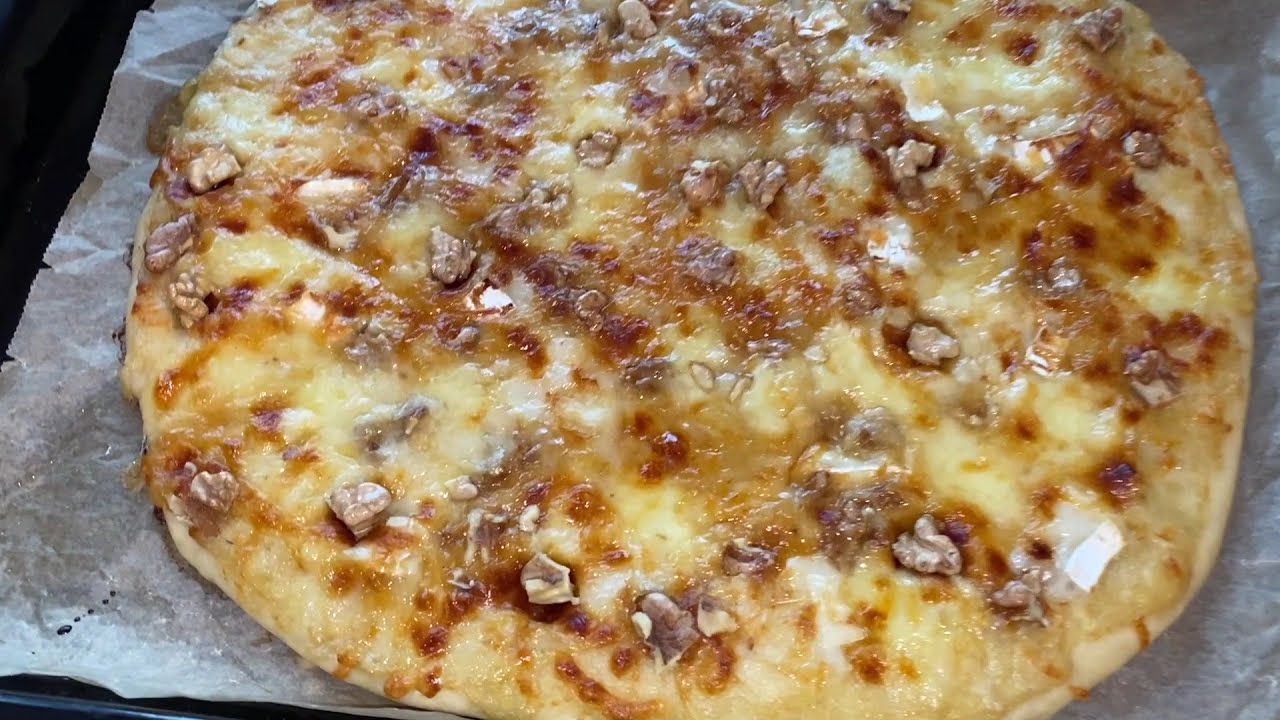 Pizza chevre miel