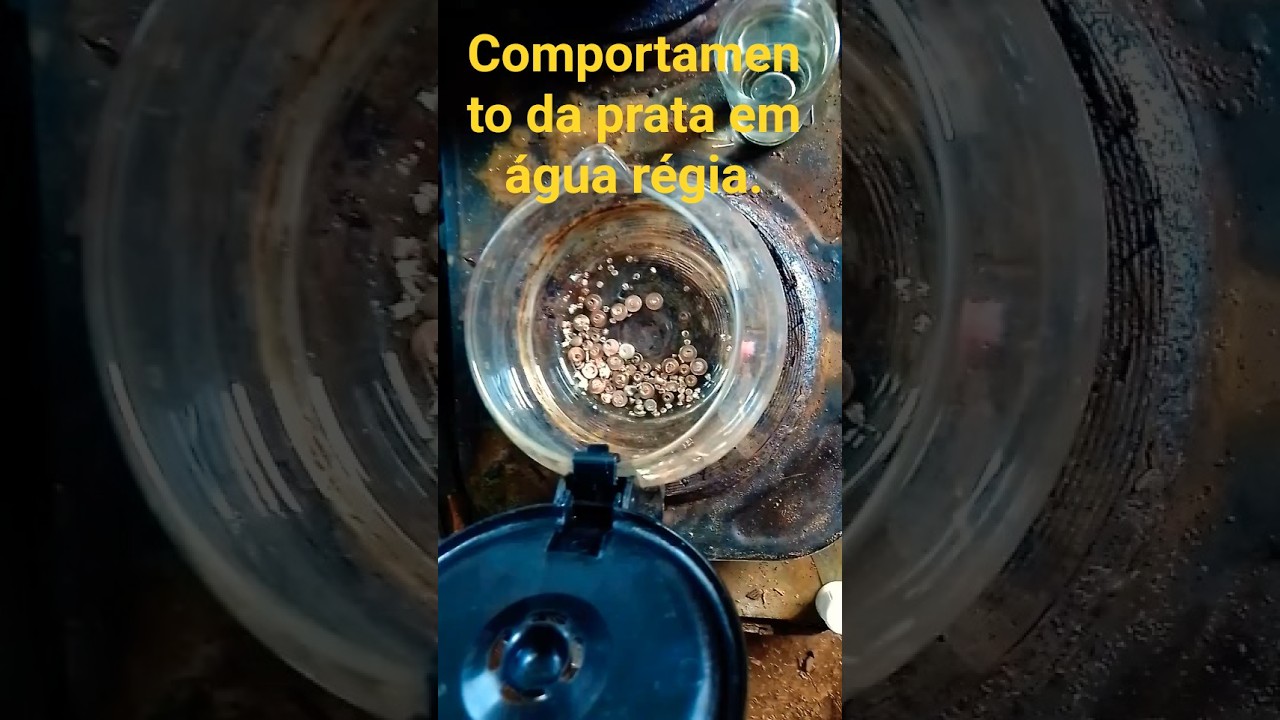 1: refino de prata 🥈 ataque direto com &aacute;gua r&eacute;gia