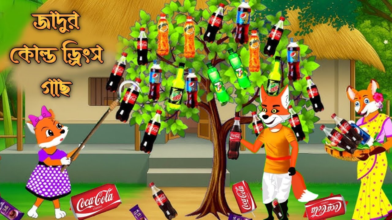 জাদুর কোলড্রিংস গাছ | fox cartoon | শিয়ালের কার্টুন | bangla cartoon | ropkothar golpo | Cartoon|