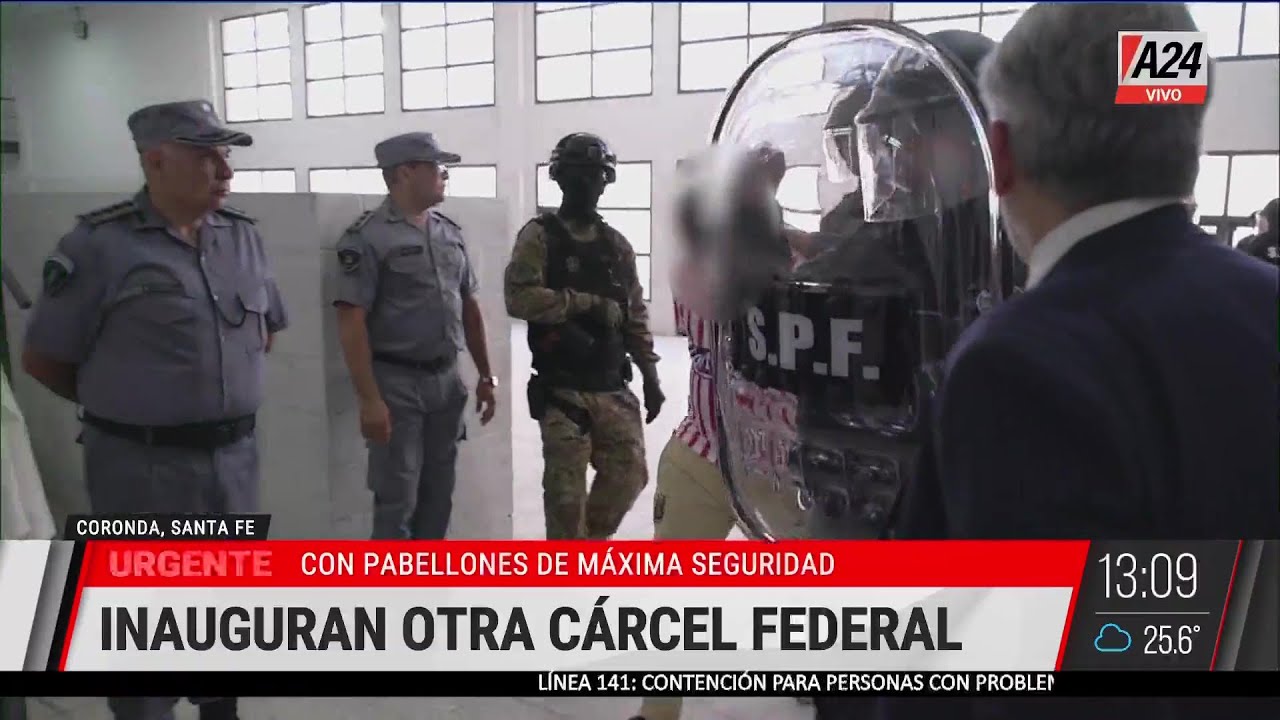 📢 INAUGURAN UNA CÁRCEL FEDERAL EN CORONDA, CÓRDOBA