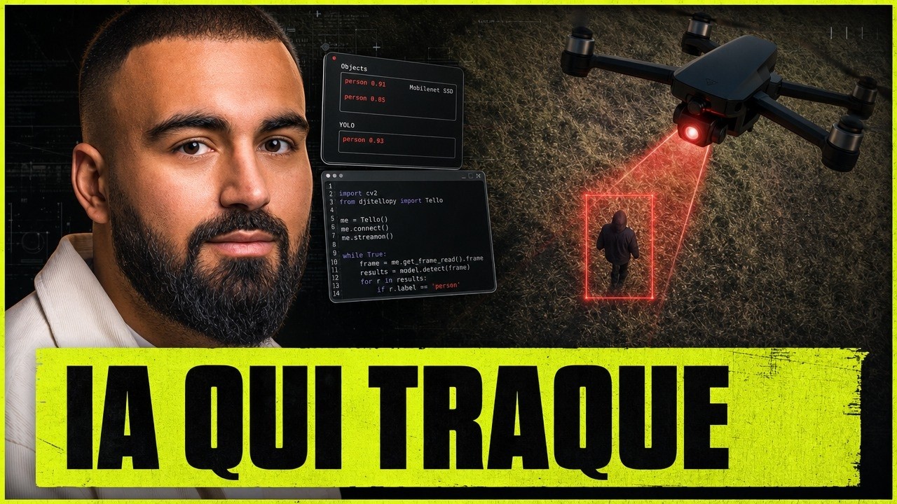 J&rsquo;ai cod&eacute; un drone qui peut chasser des humains.