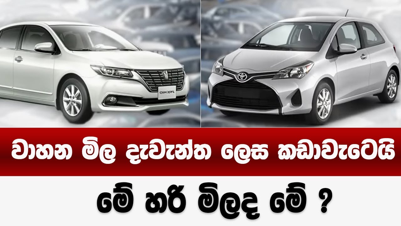 වාහන මිල දැවැන්ත කඩා වැටීමක් | මේ මිල ගණන් හරිද ? |  vehicle import sri lanka 2025 | car price
