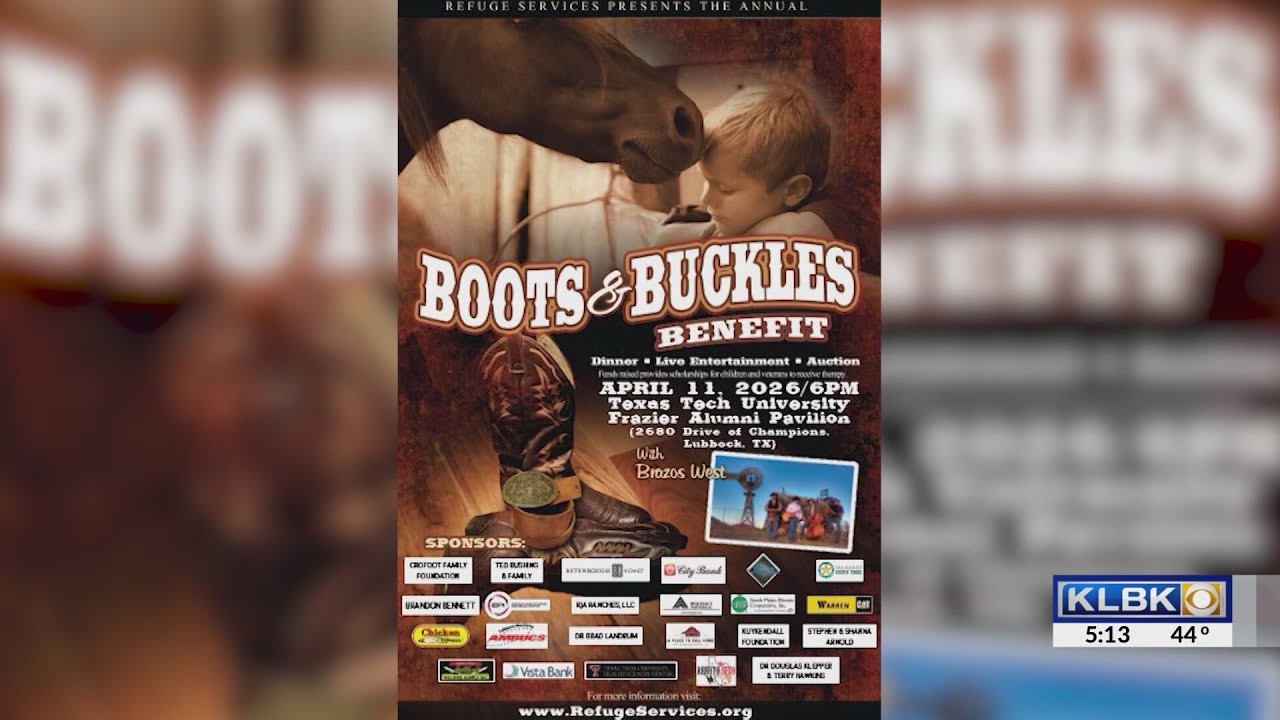 Refuge Services is hosting their annual Boots & Buckles Benefit on April 11