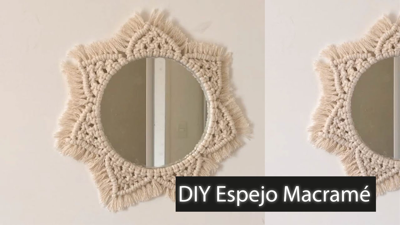 DIY Espejo MANDALA en Macrame Paso a Paso | DIY Macrame Mirror step by step