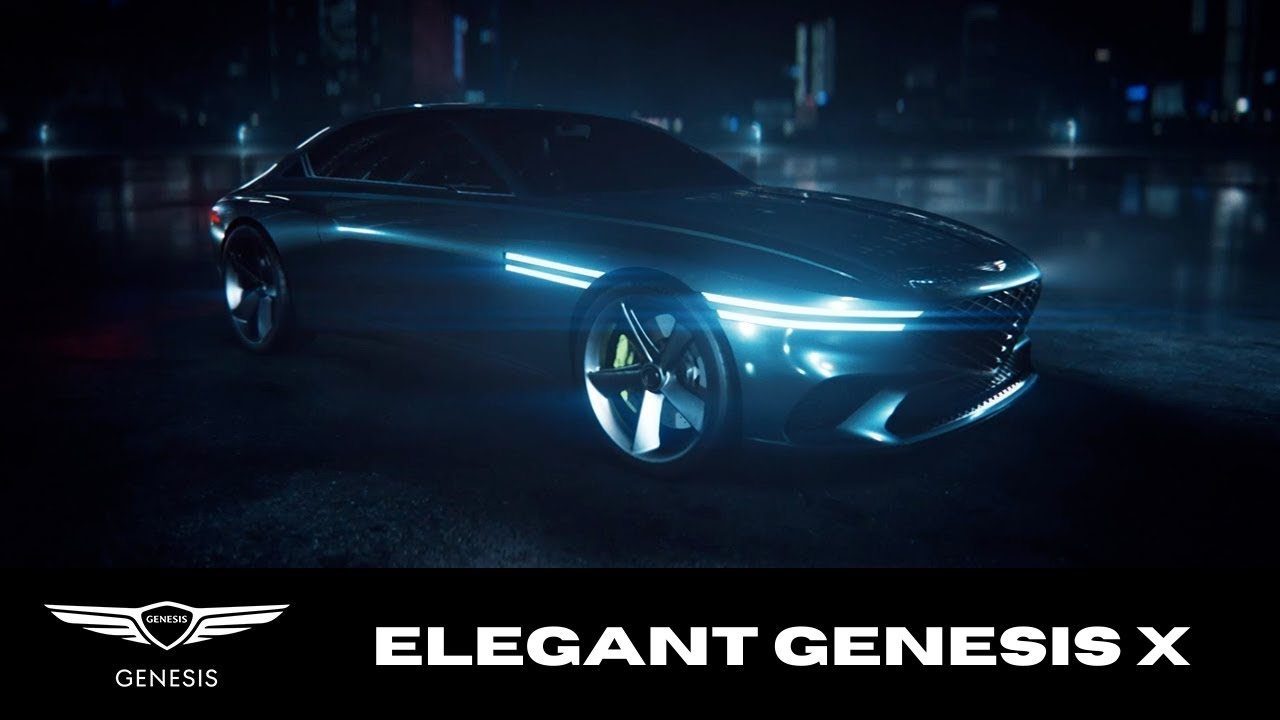 Elegant Genesis X Snow Speedium Concept Takes On Winter #GenesisUSA #GenesisX #ConceptCar