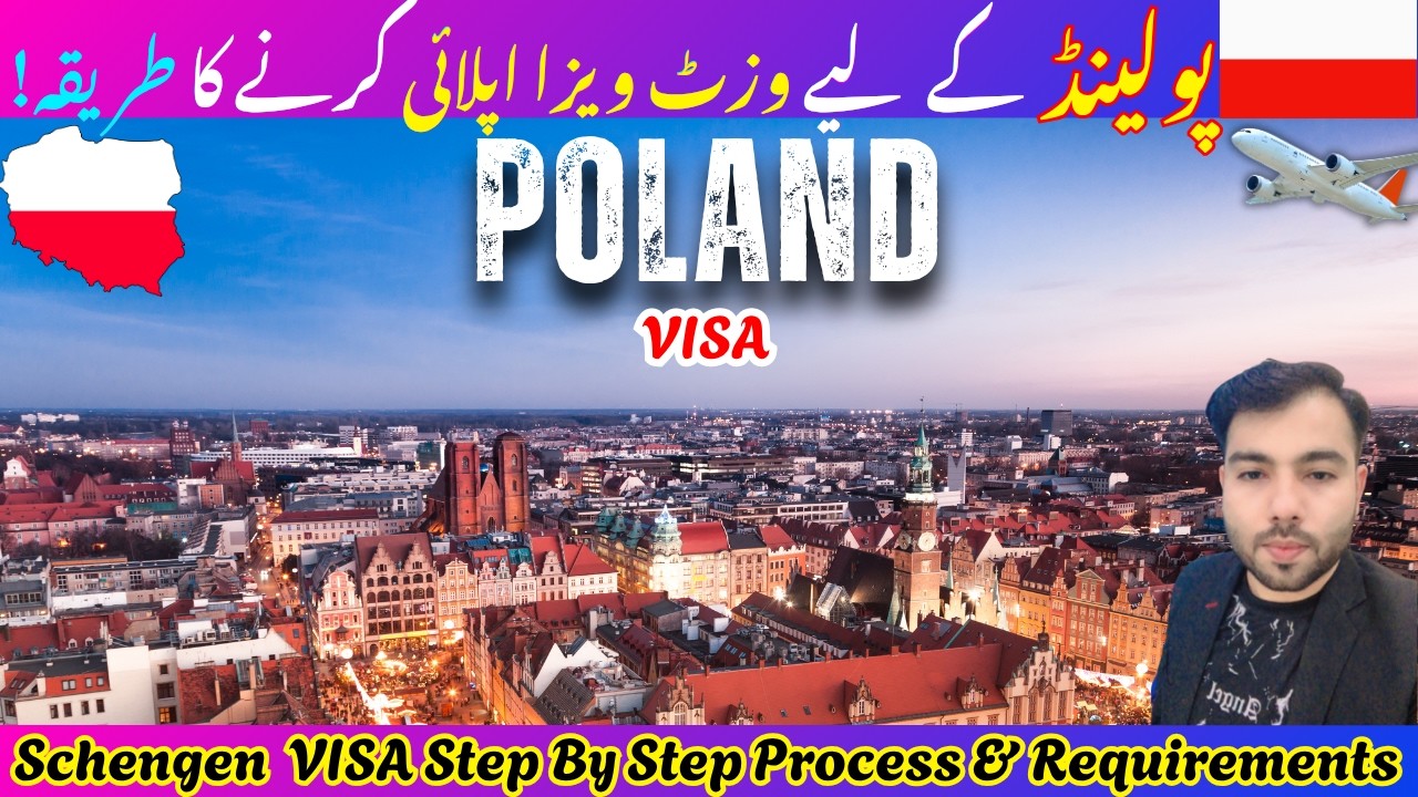 Poland Visit Visa 2025 | Schengen Visa Step by Step from Pakistan & India | Europe Travel Guide