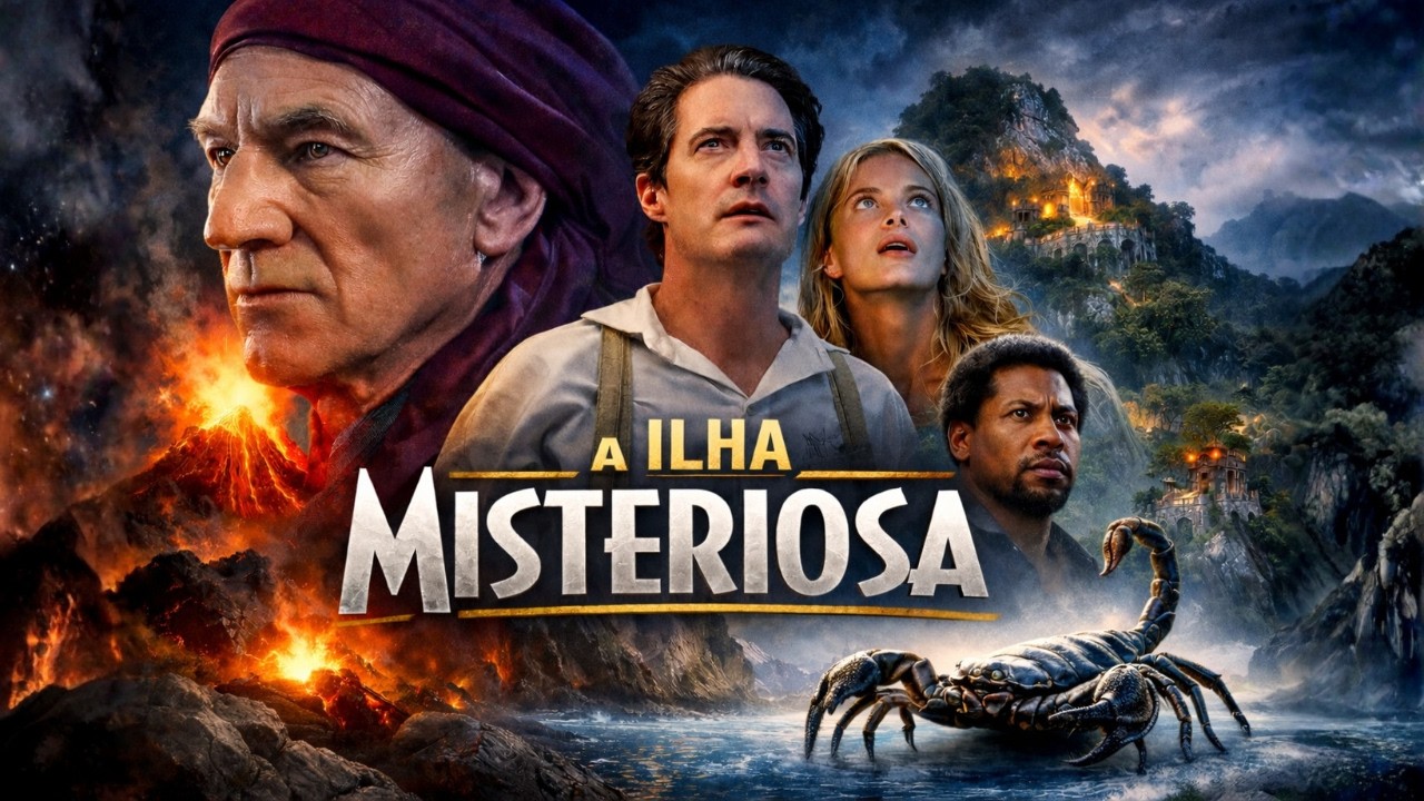 A Ilha Misteriosa FILME COMPLETO DUBLADO | Filmes de Aventura | Patrick Stewart & Kyle MacLachlan