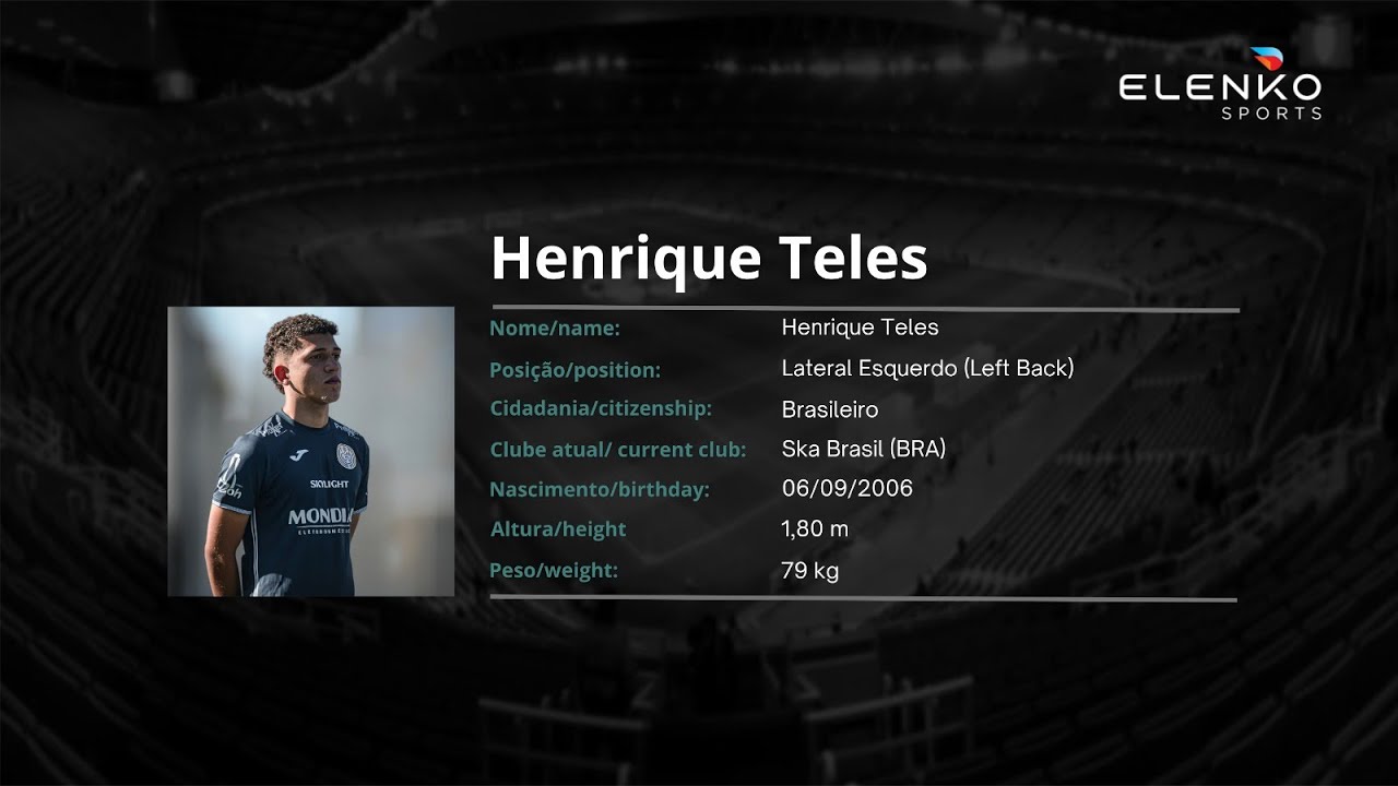 Henrique Teles - Lateral Esquerdo (Left Back) - 2024