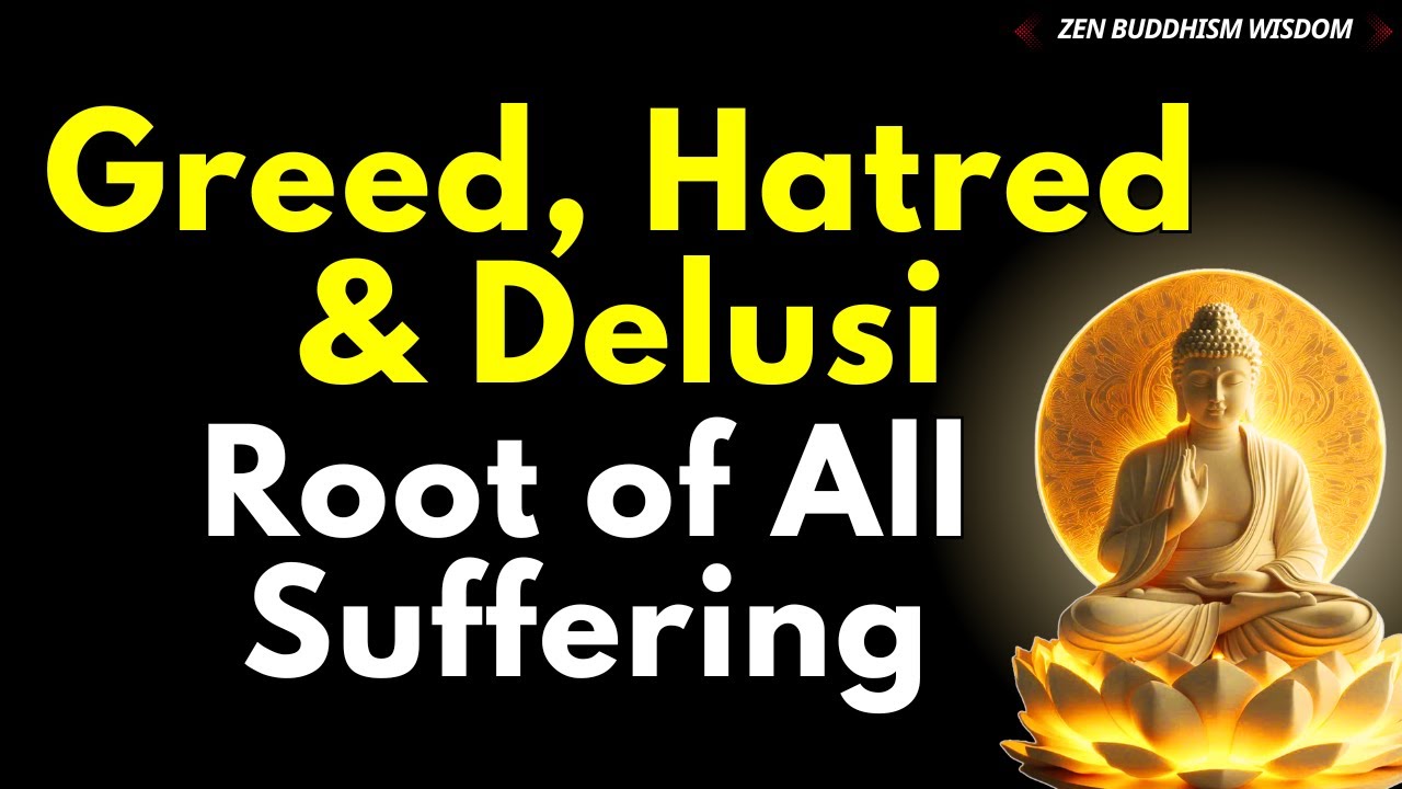Why Greed, Hatred, and Delusion Are the Root of All Suffering | Buddhist Teachings Explained