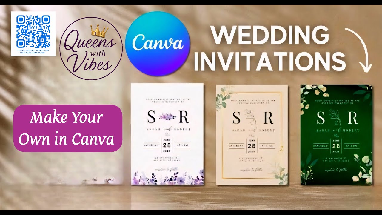 How to Design Elegant Wedding Invitations in Canva | Step-by-Step Guide