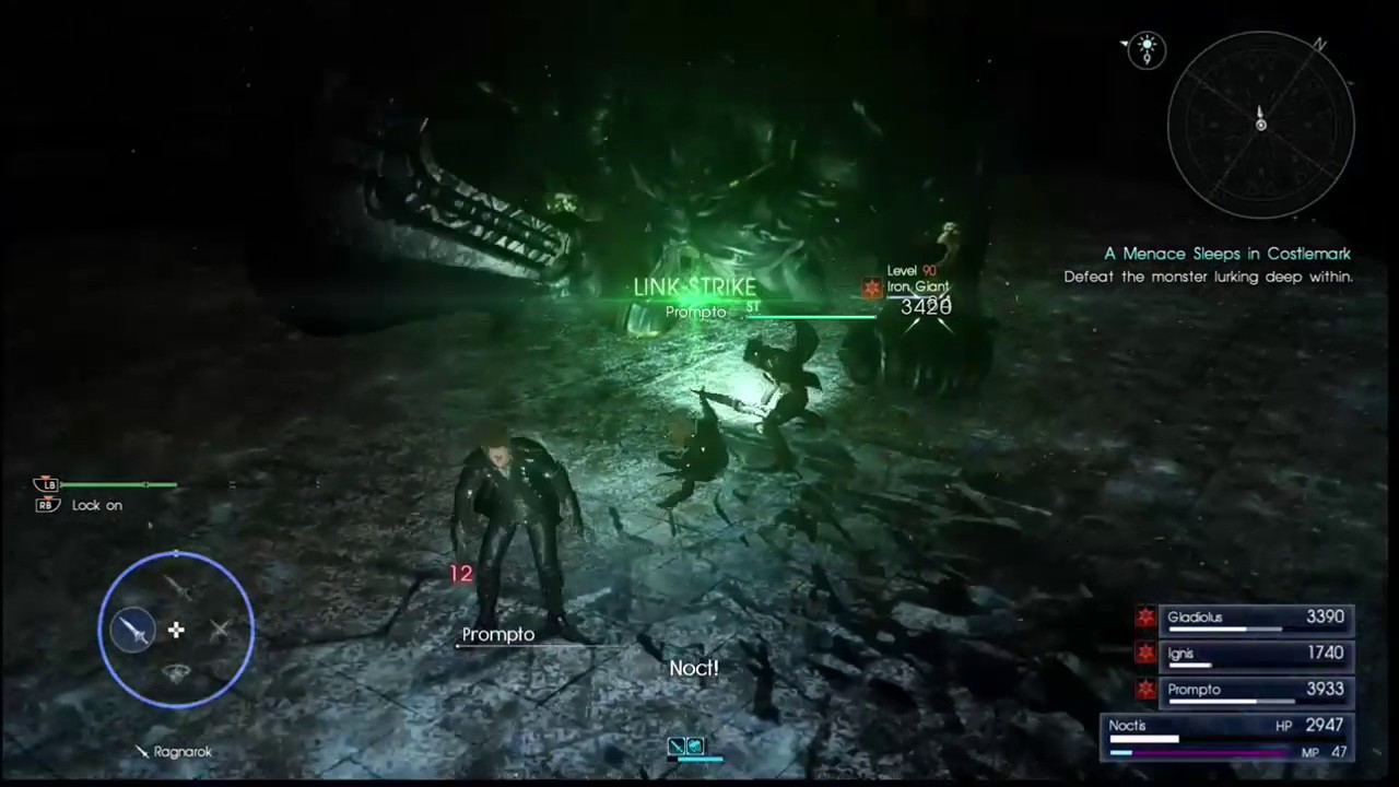 Fighting 4 Lvl 90 Iron Giants / A Menace Sleeps in Costlemark