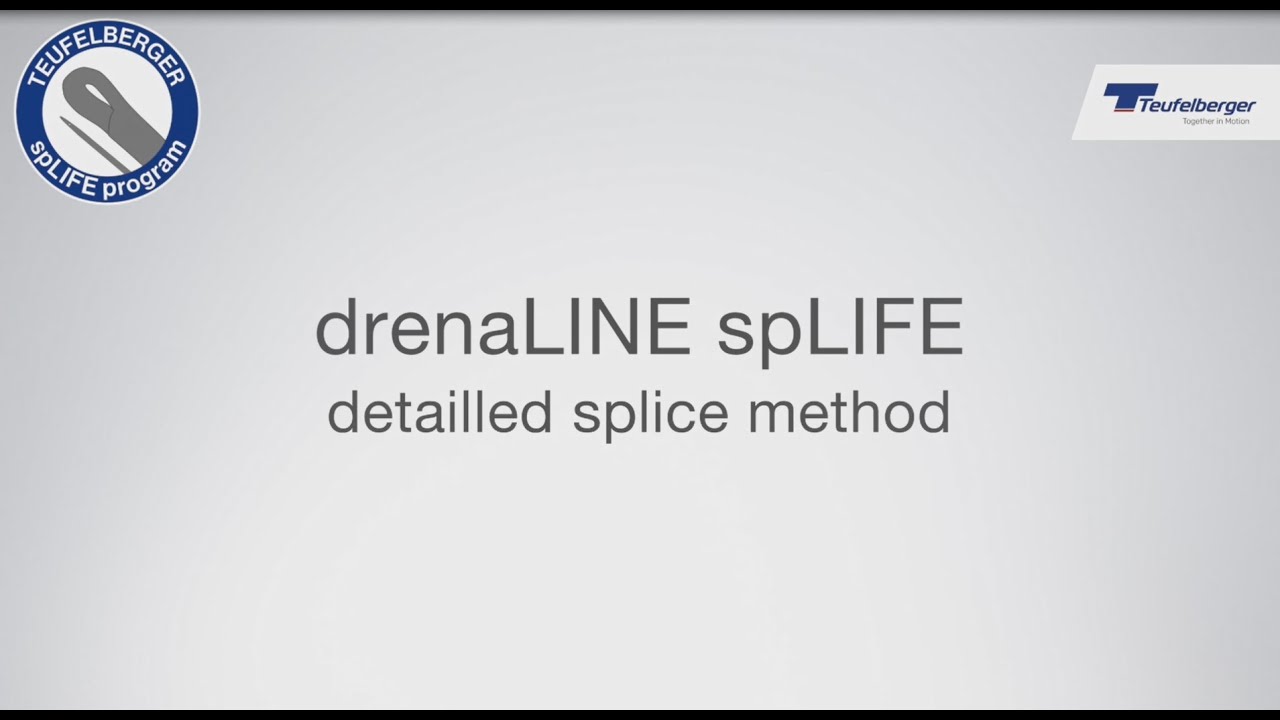 How to spLIFE TEUFELBERGER drenaLINE by Joe Stockton