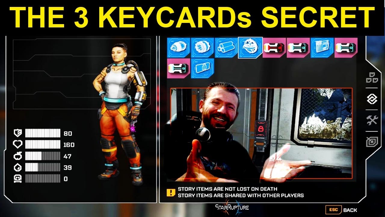 How to open the DOOR from RedLeaf with the 3 keycards in Star Rupture