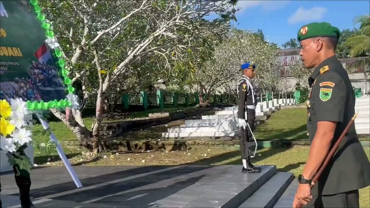 Ziarah Rombongan Dalam Rangka Hari Juang TNI AD dan HUT Ke-9 Kodam XVIII/Kasuari