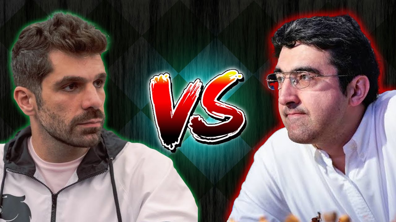 Krikor vs Ex-campeão mundial VLADIMIR KRAMNIK! Champions chess tour!
