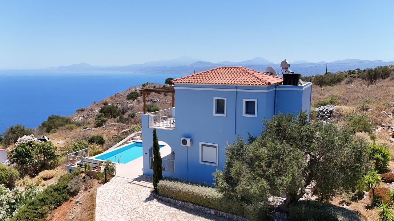 Crete My Second Home - CMSH00052 - Detached  house with great sea views & pool in Kefalas