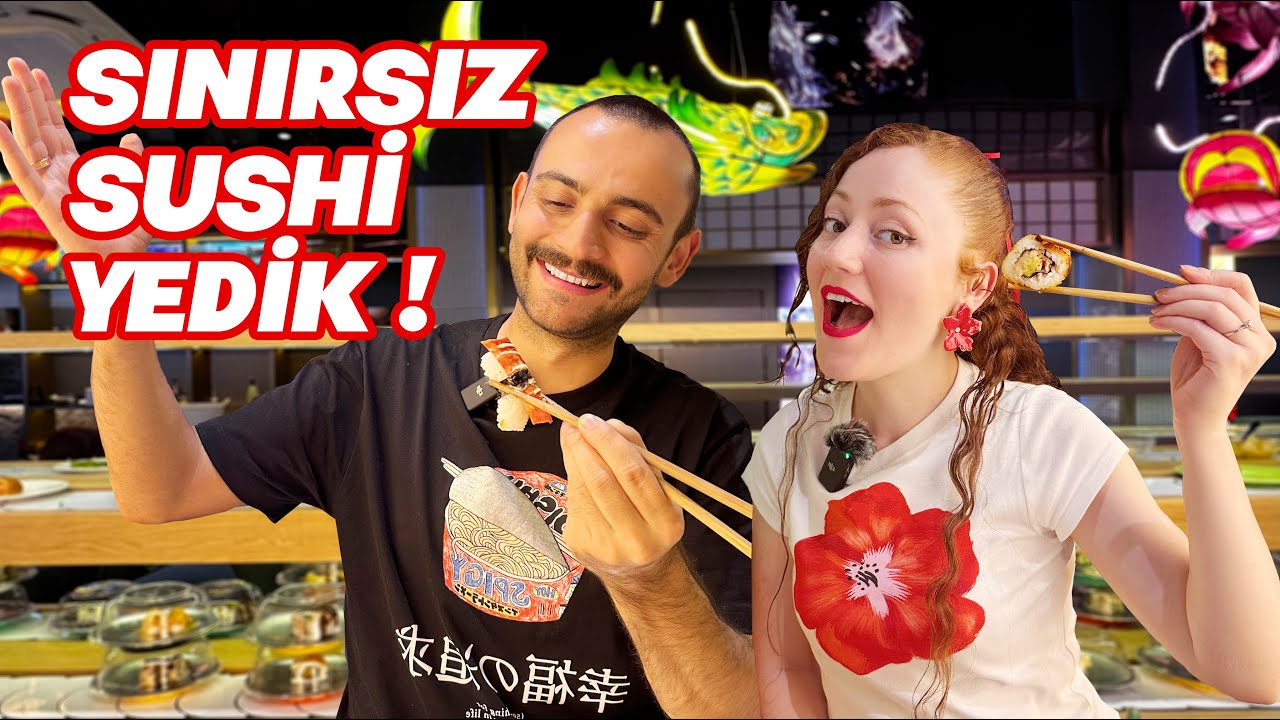Madrid'de Sınırsız Sushi Yedik! 🍣 | Dikkat, Canınız Çekebilir! | İspanya'da Lezzet Turu 😋