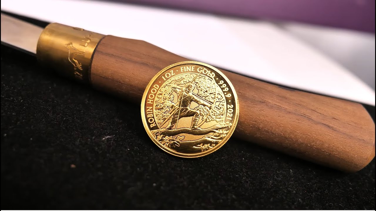 A Royal Mint 1oz "Robin Hood" Gold Coin EPIC UNBOXING!